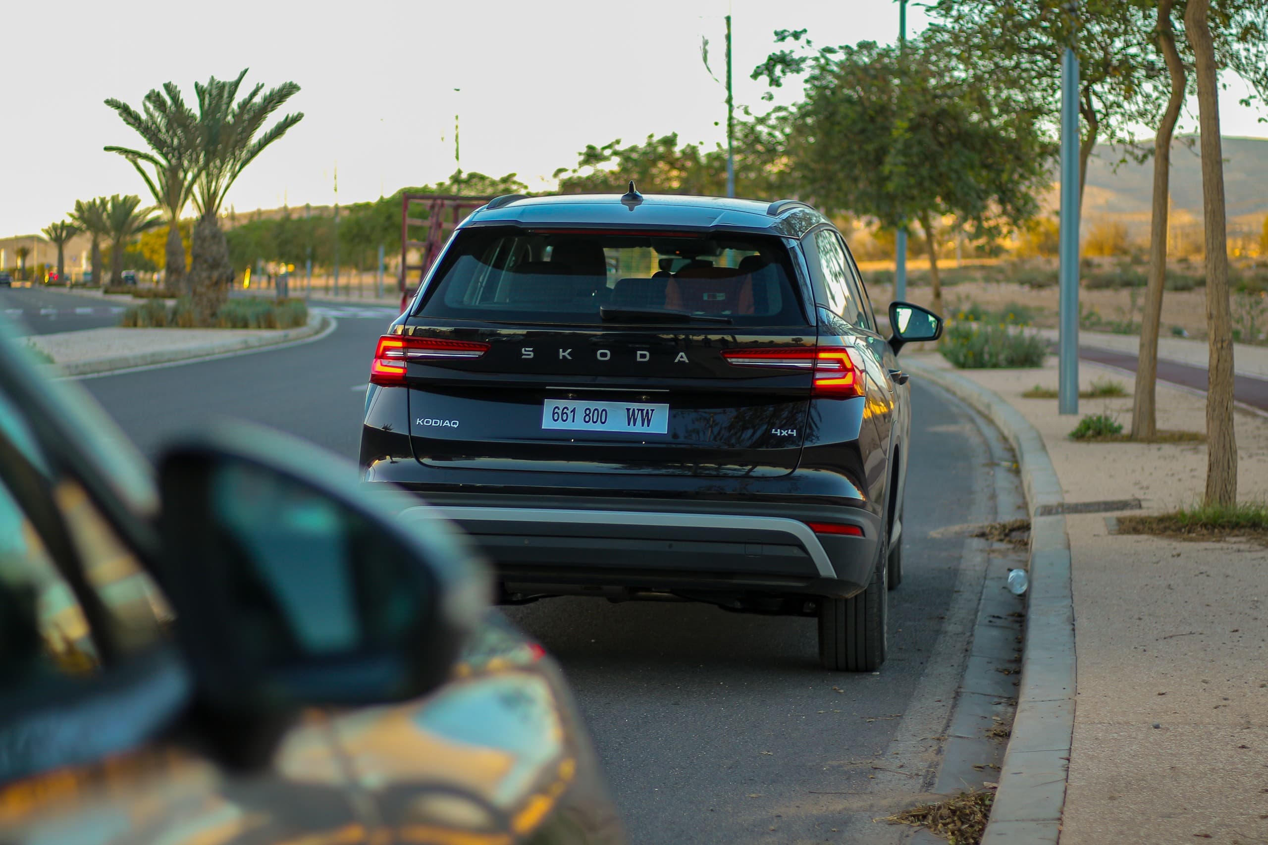 Skoda Kodiaq 2025 - Black for Marrakech to Casablanca private transfer in Morocco - Vehicle photo 2